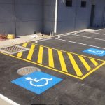 Wheelchair Road Line Marking in Brisbane
